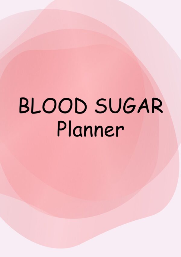 Blood Sugar Planner