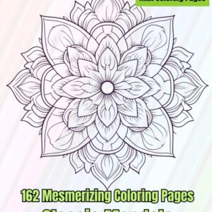 Classic Mandala162 Mesmerizing Coloring Pages