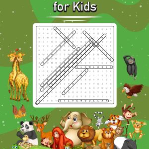 Animals Word Search for Kids
